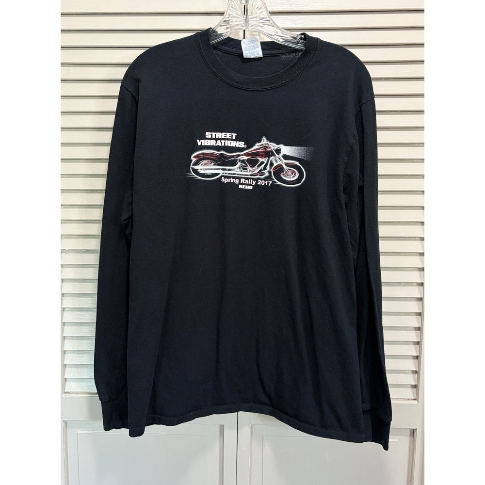 Port & Company Street Vibrations 2017 Reno Graphic Long Sleeve T-Shirt Size M